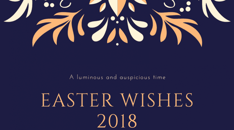 Easter Wishes 2018
